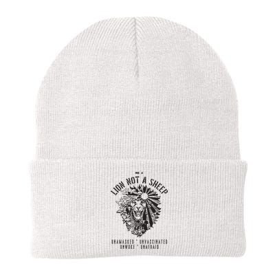 Conservative Lion Not A Sheep Beanie