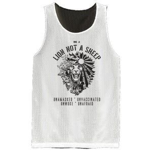 Conservative Lion Not A Sheep Mesh Reversible Basketball Jersey Tank