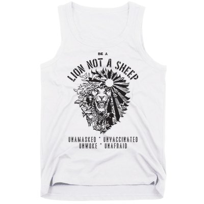 Conservative Lion Not A Sheep Tank Top
