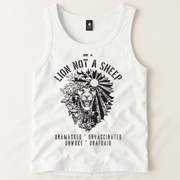 Conservative Lion Not A Sheep Tank Top