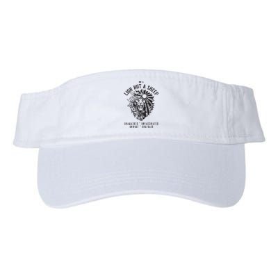 Conservative Lion Not A Sheep Valucap Bio-Washed Visor