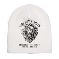 Conservative Lion Not A Sheep Short Acrylic Beanie