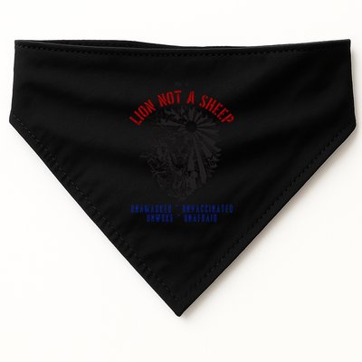 Conservative Lion Not A Sheep USA-Made Doggie Bandana