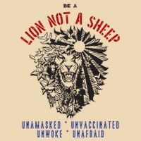 Conservative Lion Not A Sheep Drawstring Bag
