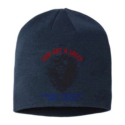 Conservative Lion Not A Sheep Sustainable Beanie