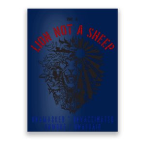 Conservative Lion Not A Sheep Poster