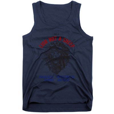 Conservative Lion Not A Sheep Tank Top