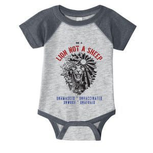 Conservative Lion Not A Sheep Infant Baby Jersey Bodysuit