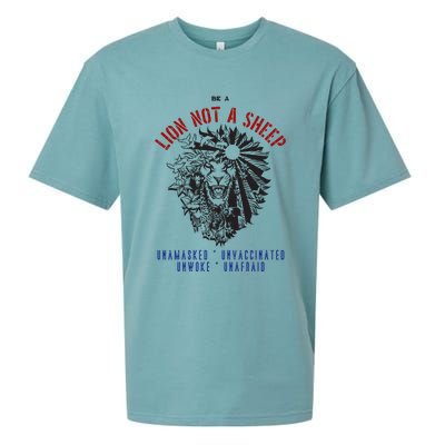 Conservative Lion Not A Sheep Sueded Cloud Jersey T-Shirt