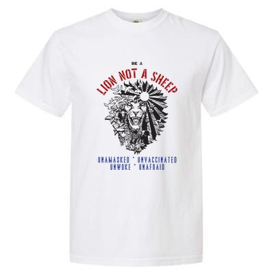 Conservative Lion Not A Sheep Garment-Dyed Heavyweight T-Shirt