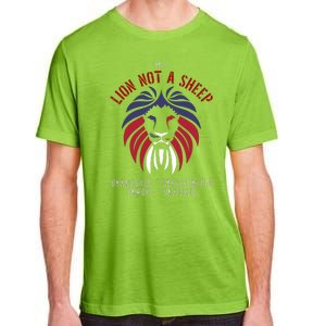 Conservative Lion Not A Sheep Adult ChromaSoft Performance T-Shirt