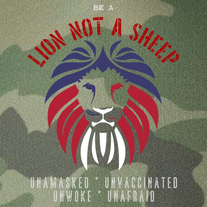 Conservative Lion Not A Sheep Legacy Tie Dye Trucker Hat