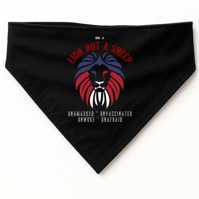 Conservative Lion Not A Sheep USA-Made Doggie Bandana