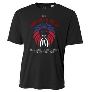 Conservative Lion Not A Sheep Cooling Performance Crew T-Shirt