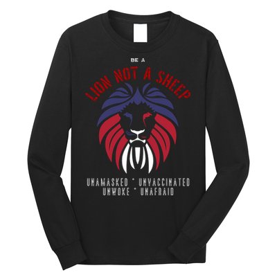 Conservative Lion Not A Sheep Long Sleeve Shirt