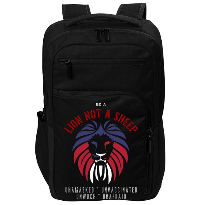 Conservative Lion Not A Sheep Impact Tech Backpack