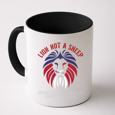 Conservative Lion Not A Sheep Mug