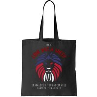 Conservative Lion Not A Sheep Tote Bag