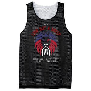 Conservative Lion Not A Sheep Mesh Reversible Basketball Jersey Tank