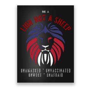 Conservative Lion Not A Sheep Poster