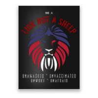 Conservative Lion Not A Sheep Poster