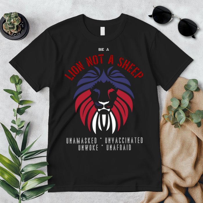 Conservative Lion Not A Sheep Premium T-Shirt