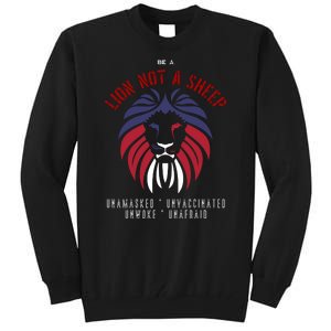 Conservative Lion Not A Sheep Tall Sweatshirt