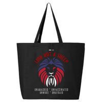 Conservative Lion Not A Sheep 25L Jumbo Tote
