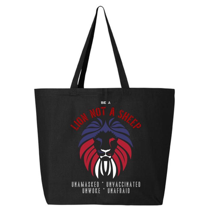 Conservative Lion Not A Sheep 25L Jumbo Tote