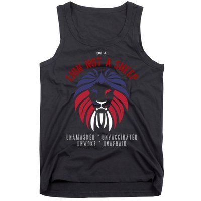 Conservative Lion Not A Sheep Tank Top