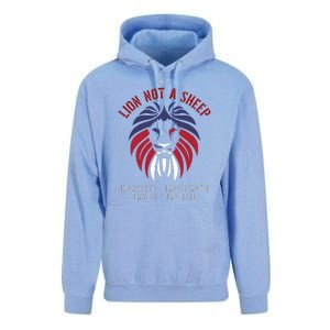 Conservative Lion Not A Sheep Unisex Surf Hoodie