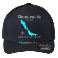 Chautauqua Lake New York Flexfit Unipanel Trucker Cap