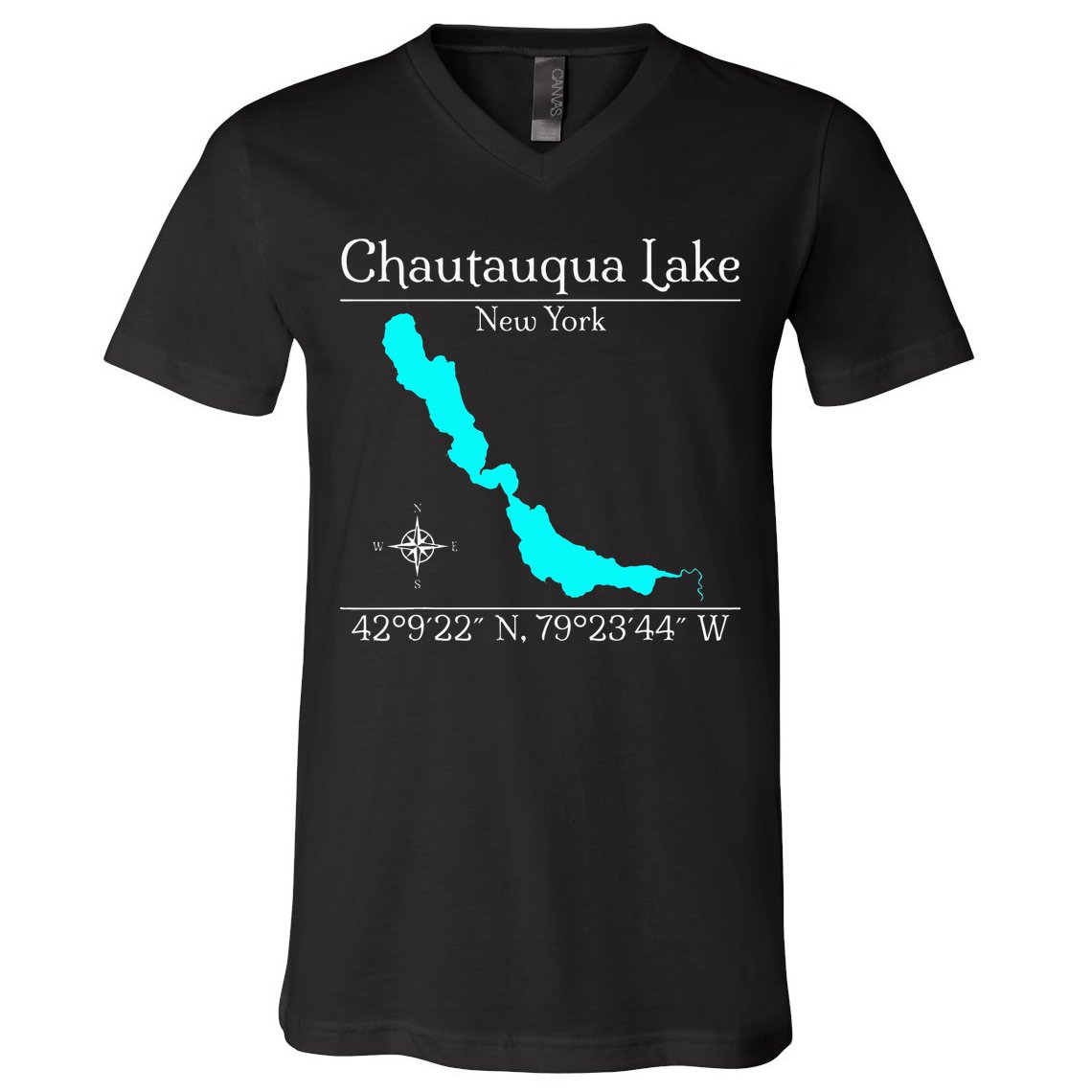 Chautauqua Lake New York V-Neck T-Shirt
