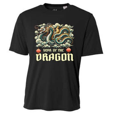 Chinese Lunar New Year 2024 Year Of The Dragon Zodiac Gift Cooling Performance Crew T-Shirt