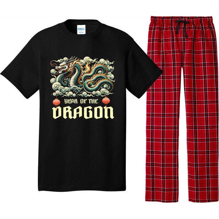 Chinese Lunar New Year 2024 Year Of The Dragon Zodiac Gift Pajama Set