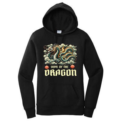 Chinese Lunar New Year 2024 Year Of The Dragon Zodiac Gift Women's Pullover Hoodie