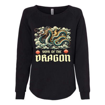 Chinese Lunar New Year 2024 Year Of The Dragon Zodiac Gift Womens California Wash Sweatshirt