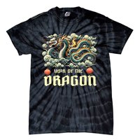 Chinese Lunar New Year 2024 Year Of The Dragon Zodiac Gift Tie-Dye T-Shirt