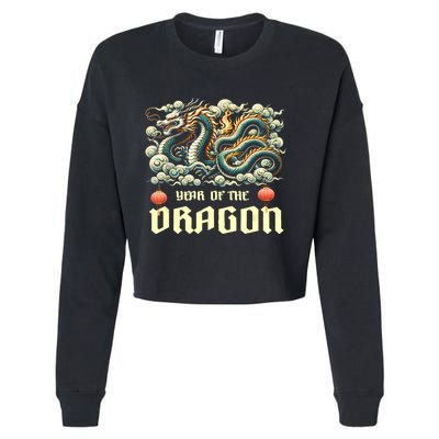 Chinese Lunar New Year 2024 Year Of The Dragon Zodiac Gift Cropped Pullover Crew