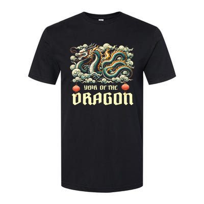 Chinese Lunar New Year 2024 Year Of The Dragon Zodiac Gift Softstyle CVC T-Shirt