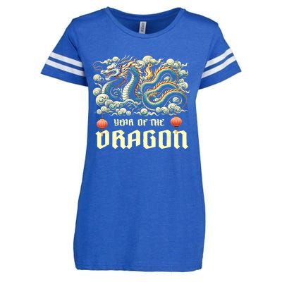 Chinese Lunar New Year 2024 Year Of The Dragon Zodiac Gift Enza Ladies Jersey Football T-Shirt