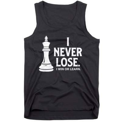 Chess Lovers Never Lose Gift Tank Top