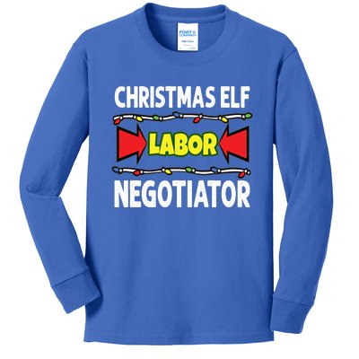 Christmas Labor Negotiator Union Works Council Member Cool Gift Kids Long Sleeve Shirt