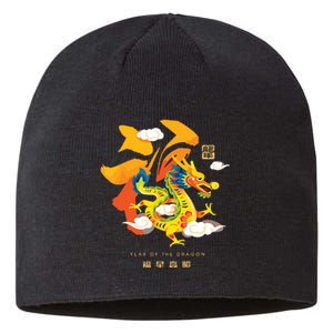 Chinese Lunar New Year 2024 Year Of The Dragon Zodiac Sign Sustainable Beanie