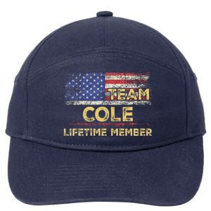 Cole Last Nameteam Cole Lifetime Member 7-Panel Snapback Hat