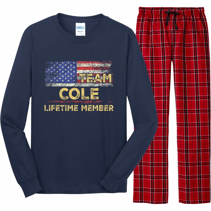 Cole Last Nameteam Cole Lifetime Member Long Sleeve Pajama Set