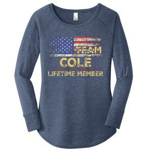 Cole Last Nameteam Cole Lifetime Member Women's Perfect Tri Tunic Long Sleeve Shirt