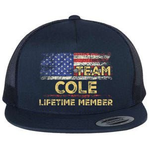 Cole Last Nameteam Cole Lifetime Member Flat Bill Trucker Hat