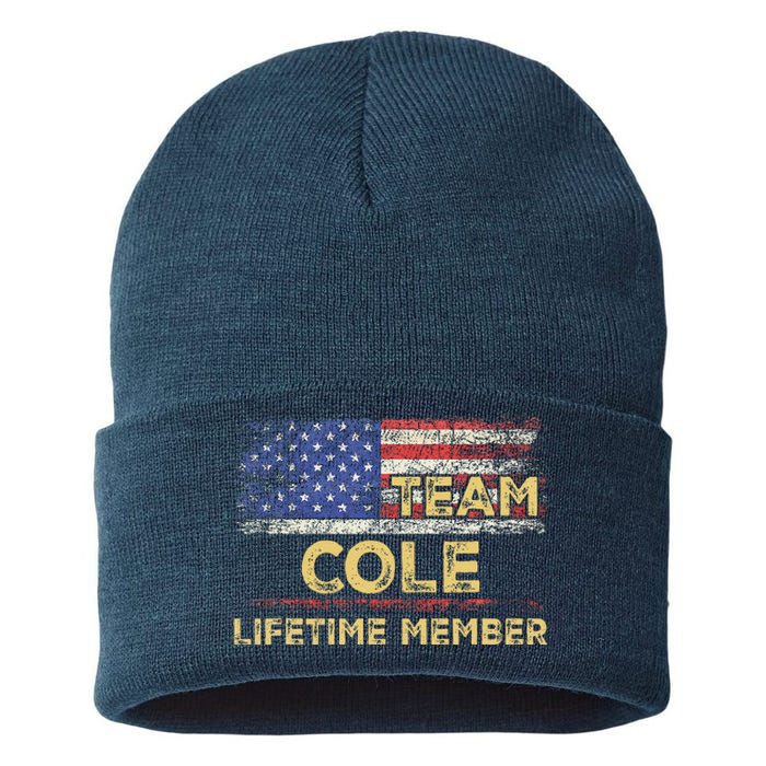 Cole Last Nameteam Cole Lifetime Member Sustainable Knit Beanie