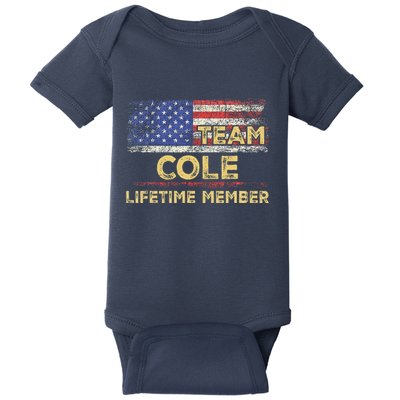 Cole Last Nameteam Cole Lifetime Member Baby Bodysuit